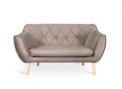 Refined 2-seater sofa in modern style by European furniture manufacturers