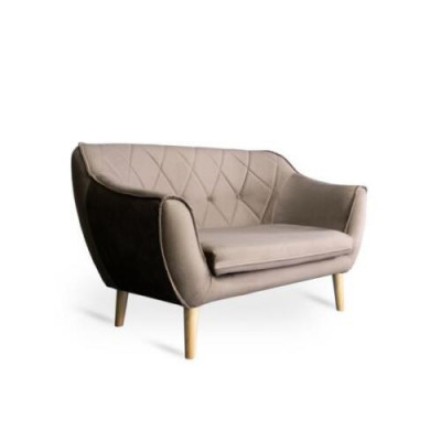 Refined 2-seater sofa in modern style by European furniture manufacturers