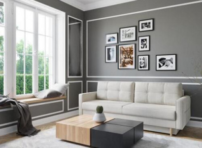 Sofa 3 Seater White Sofas Seat Living Room Modern Design Upholstery Fabric Luxury New