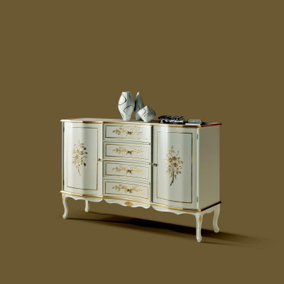 Luxury chest cabinet Italian wood furniture design sideboard console