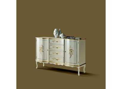 Luxury chest cabinet Italian wood furniture design sideboard console