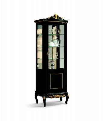 Designer Italian Chic Wood Furniture Baroque Style Luxury Cabinet Display Living Room