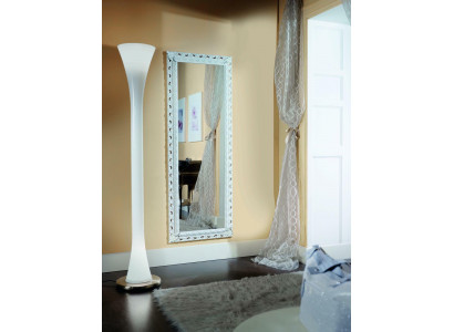 Elegant classic design mirror living room sideboard hallway wooden frame baroque rococo