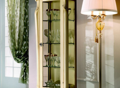 Classic furniture Italian furniture wood beige showcase chic showcase cabinet new
