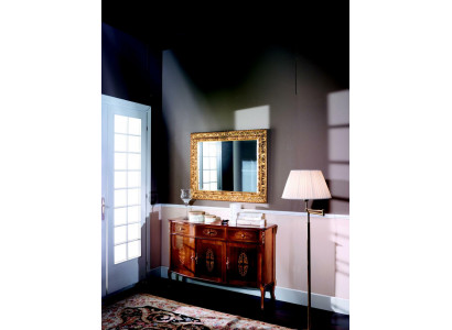 Designer wood luxury Italian furniture 2-piece set furniture style baroque dresser