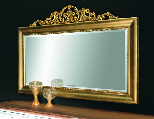Mirror Wall Mirror Rectangular Hallway Mirror Wood Wall Decoration Little Mirror Baroque