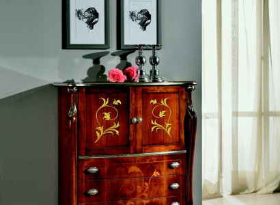 Furniture Wood Style Baroque Chic Cabinet Dresser Cabinets Designer Italian