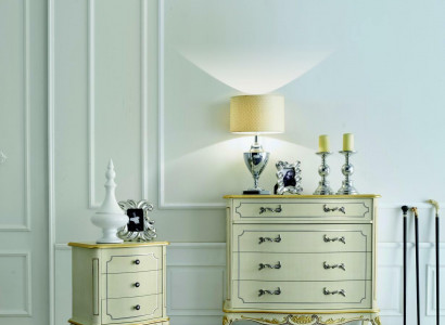 Design furniture style classic luxury XXL dresser white wood luxury Italian
