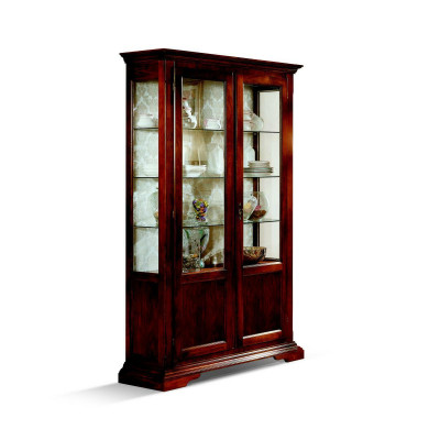 Chic Designer Italian Luxury Wood Furniture Baroque Style Cabinet Display Case Living Room
