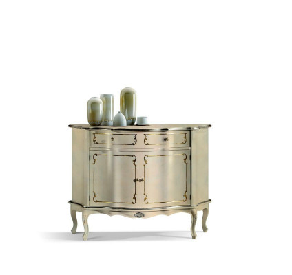Luxury Italian Wooden Furniture Dresser White Buffet Cabinet Living Room