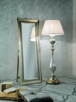 Classic designer mirror, large wall mirror, retro baroque rococo hanging mirror