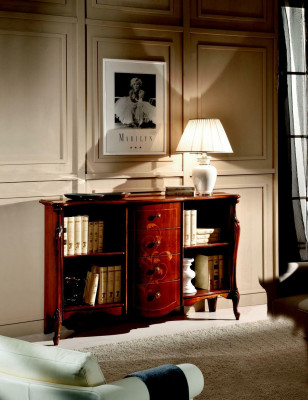 Living room furniture classic baroque style dresser book dresser wood