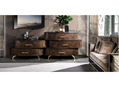Luxury wood chest of drawers, cabinet, shelf, console furniture, new dresser design cabinet