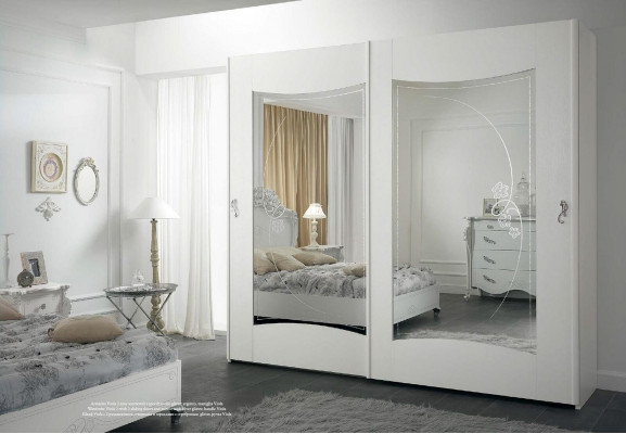 Wardrobe White Luxury Furniture Italian Design Bedroom Closet