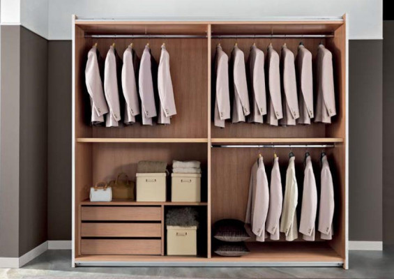 Wardrobe luxury shelf furniture classic furnishings bedroom wardrobe new