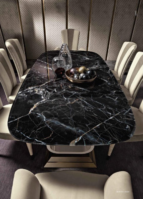 Dining table luxury solid wood furniture from Italy dining room tables furniture
