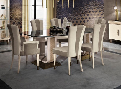 Furnishing tables countertop in marble look new luxury Italian design