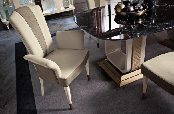 Furnishing tables countertop in marble look new luxury Italian design