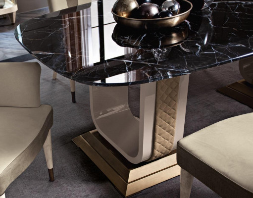Furnishing tables countertop in marble look new luxury Italian design