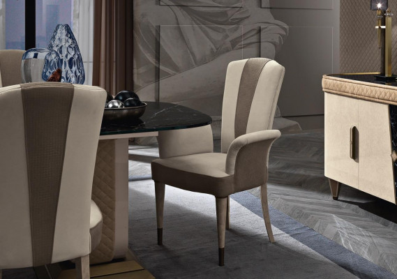 Furnishing tables countertop in marble look new luxury Italian design