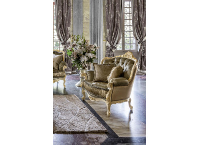 Upholstered Couches Textile Relax Modern Two-Seater New Sofa 2-Seater Design Sofas
