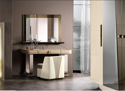 Vanity table bedroom stool set dresser table console mirror