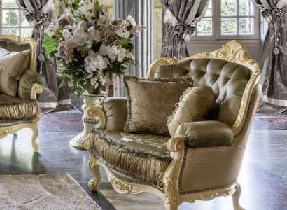Design sofas upholstery couches textile relax art deco two-seater new sofa 2-seater