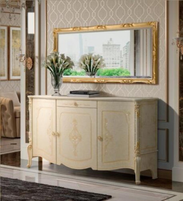 Dresser with mirror wooden dressers furniture cabinet bedroom black sideboard