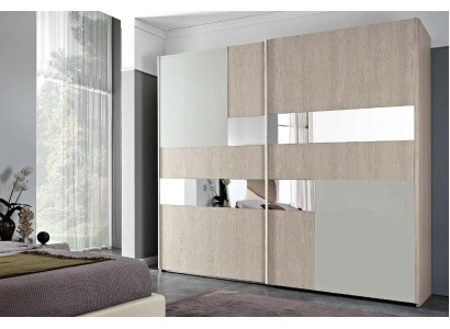 Wardrobe sliding doors mirror cabinets bedroom Italian furniture