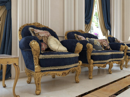 Classic design armchair living room single-seater sofa couch lounge club hotel luxury