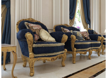 Classic design armchair living room single-seater sofa couch lounge club hotel luxury