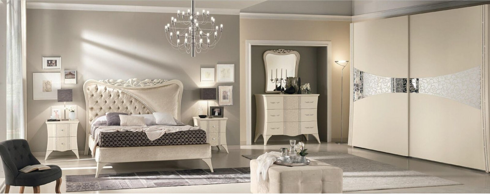 Wardrobe with sliding doors bedroom wood cabinet cupboards new mirror