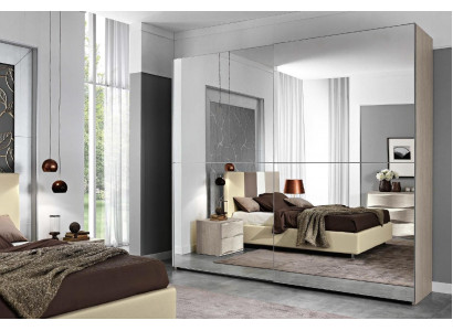 Wardrobe Sliding Doors Cabinets Wood Wardrobe Bedroom Closet Furniture