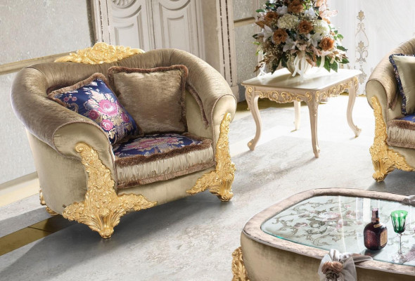 1 seater chair design Art Deco armchair upholstery club new relax fabric textile lounge