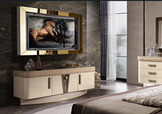 Modern living room set with a sideboard, RTV, living room walls, living room set, TV frame.