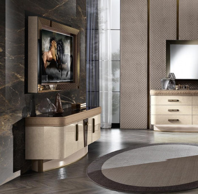 Modern living room set with a sideboard, RTV, living room walls, living room set, TV frame.