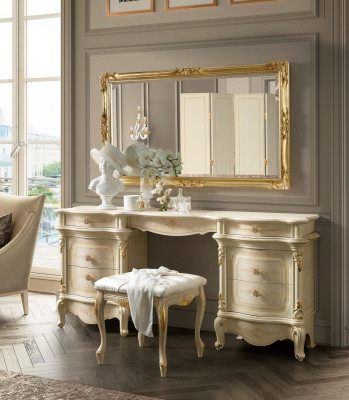 Dressing table dresser vanity table cosmetic table with mirror shelves consoles new