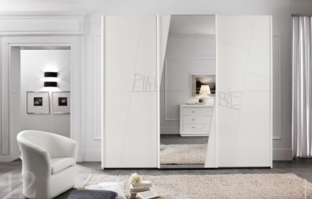 Cabinets Italy Wardrobe Closet Luxury Sliding Doors Design Wood Modern
