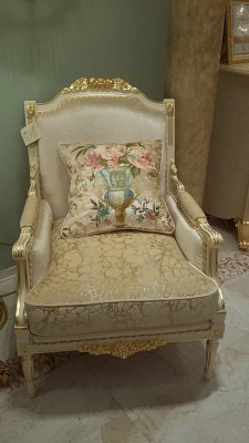 Single-seater Throne Single-seater Italian Style Designer Furniture Relax Club New Armchair