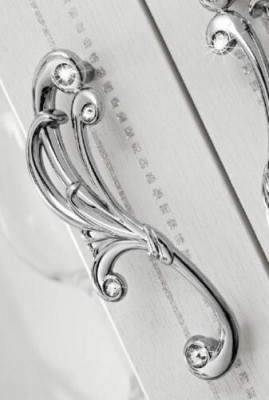 Display cabinet white glass cabinet design classic cabinet luxury wood furniture showcases new
