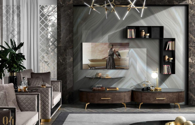 Living room rtv sideboard tv cabinet table dresser lowboard wood modern new