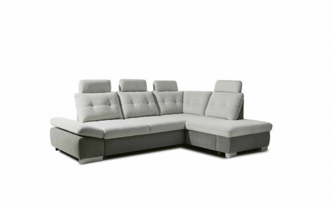 Sectional sofa L shape sofa living landscape set fabric sofas bed function sleep couch