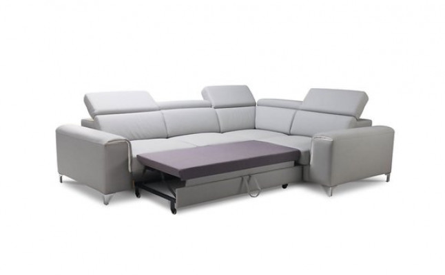 Stylish, comfortable corner sofa for a soft and cozy interior