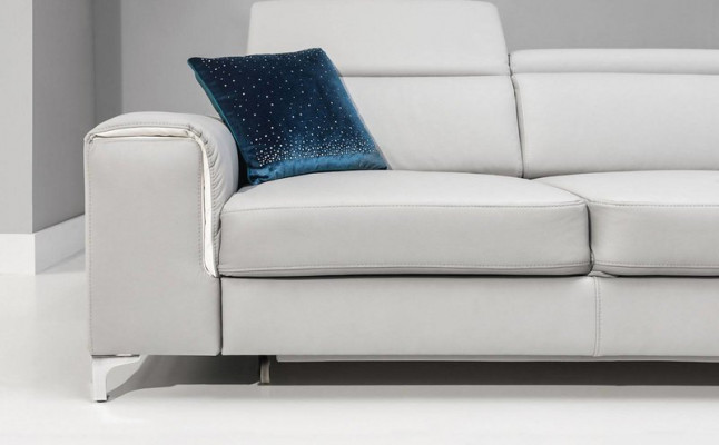 Stylish, comfortable corner sofa for a soft and cozy interior