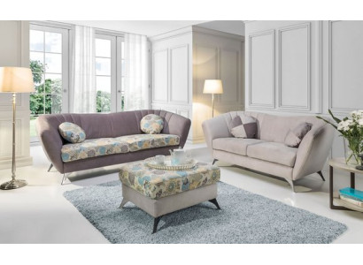 Design Poster Couch Sofa Set Seating 3+2 Seater Set Fabric Set Vittoria
