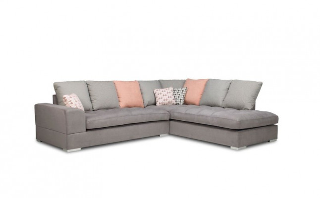 Green sofa bed for three people, stylish 3-seater sofa, sofas from Europe