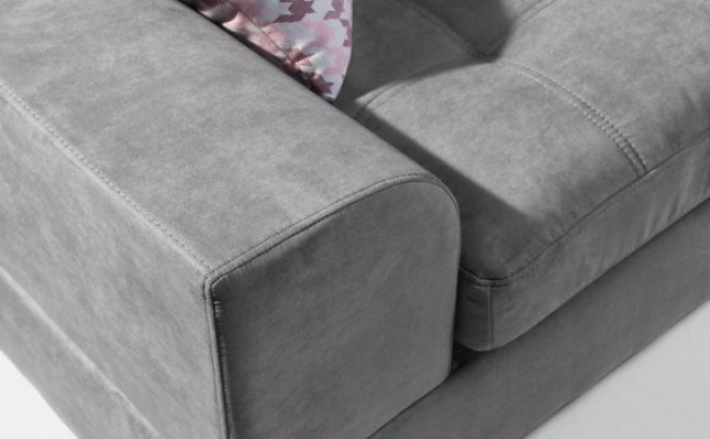 Green sofa bed for three people, stylish 3-seater sofa, sofas from Europe