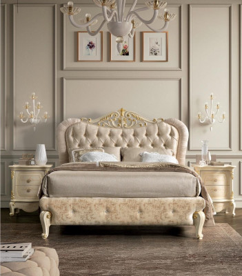 Luxury Chesterfield Bed Beds Upholstered Bed Double Italian Bedroom New