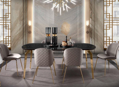 Dining table design furniture Italy luxury dining room table dining tables marble stainless steel