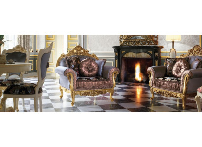 Art Deco design armchair, textile, living room, lounge, new, luxury design furniture, chairs.